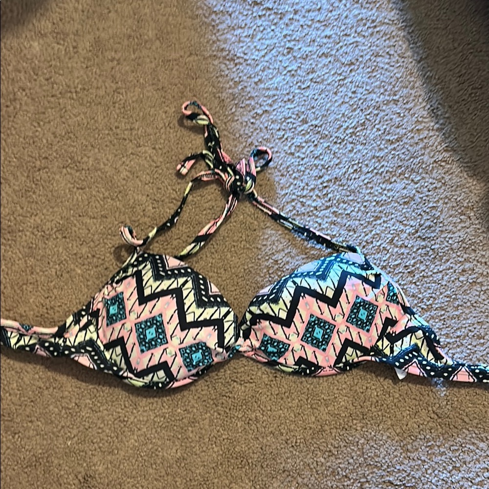 Tribal Print Bikini Top